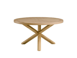 Kasem Round Dining Table - Oak