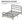 Metal Full Size Bed Frame with Headboard and Under Bed Storage