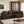 Modern L-Shape Modular Sectional Sofa, Compressed Design