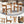 5-Piece Outdoor Acacia Wood Round Dining Set