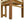 Outdoor Accent Armchairs For Patio (Set of 2) - Natural / Teak