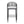 Outdoor Bar Height Metal Frame Counter Stools with Scallop-Shaped Backrest & Water-Resistant Cushions
