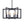 22' Modern Black Geometric 6-Light Chandelier – Industrial Metal Pendant Light Fixture for Living Room, Dining Room, or Kitchen (Bulb Not Included)