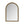 Vintage Iron Art Arch Mirror, Wall Hanging Or Table Display