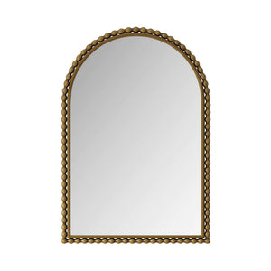 Vintage Iron Art Arch Mirror, Wall Hanging Or Table Display