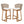 Outdoor Acacia Wood Bar Stools (Set of 2)