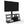 Multi-Function Angle And Height Adjustable Tempered Glass TV Stand - Black