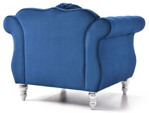 Chic Transitional Flared Arm Chair