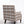 Upholstered Accent Chair with Brown Linen Fabric and Nailhead Trim