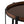 Oval 2 Shelf Dark Kitchen Cart