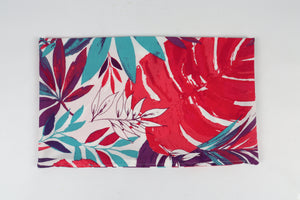 2 Pack Outdoor Lumbar Pillow Covers - Tropical Leaves