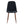 Luxury Simple Chair (Set of 4) Linen Cotton High Resilience Dining Chair With Metal Color Leg - Black / Walnut