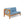 Brava X-Back 4-Piece Sofa Set, Blue
