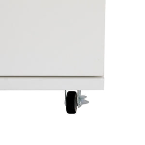 5 Drawer Dresser With Handles - White