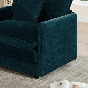 3-Piece Modern Sofa Set with Accent Chairs