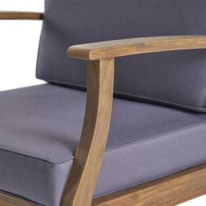 Perla Contemporary Club Chair with Water Resistant Cushion