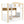Twin Over Twin Bunk Bed With House Shaped Guardrails, Storage Shelves & Drawers - White / Natural