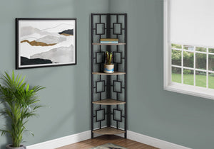 4 Tier Corner Bookshelf - Contemporary & Modern