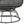 Hikre Clear Glass Patio Furniture Set