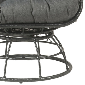 Hikre Clear Glass Patio Furniture Set