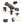 Boat Fishing Pole Rod Holder 360¡ Rotatable Kayak Side Rail Mount Adjustable Folding Rod Holder w/ Large Clamp