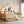 House Style Platform Bed With LED Lights, Storage Shelves, Drawers, And Guardrail