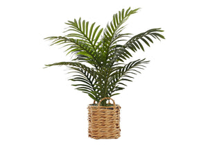 24" Tall Artificial Palm Plant - Indoor Faux Greenery