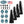 4Pack Fly Table Fans Battery USB Powered Bug Fans Food Fans Fly Table Spinners Traps with Hook for Party BBQ Picnic Camping