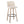 Toriano - Mid-Century Modern Fixed Height BarStool With Round Footrest (Set of 2)