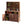 TOPMAX Large Fir Wood Potting Bench with Hutch and Storage