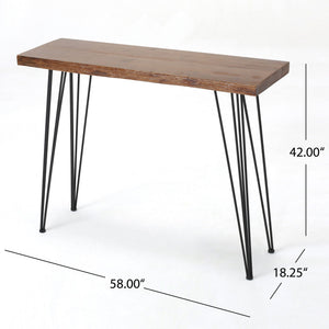 Modern Industrial Breakfast Bar Table