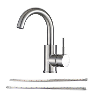 Modern Bathroom Faucet Single Hole Single Handle