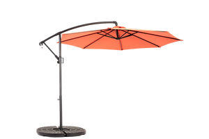 10ft Offset Hanging Market Patio Umbrella with Easy Tilt Adjustment