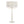 Lily - Contemporary Table Lamp - Polished Nickel / Gray