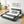 Modern Platform Bed Frame With Thick Fabric
