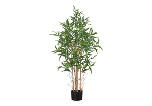 50" Tall Artificial Bamboo Tree, Potted Decorative Plant