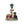 Rottweiler Dog Family Planter Statue