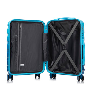 14'/20' 2-Pcs PC Spinner Wheel Luggage Set with Gradient Color and Lock