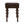 Solid Wood End Table with Drawer in Espresso Finish