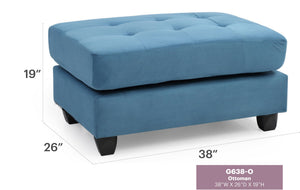 Chic Contemporary Ottoman