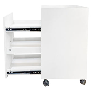 Organizer for Pantry - Sliding Snack Cabinet with Wheels