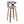 Gardenia - Mid Century Modern Fixed Height Barstool With Swivel With Round Footrest (Set of 2)
