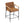 Mid Century Modern Counter Stool Set With Iron Frame
