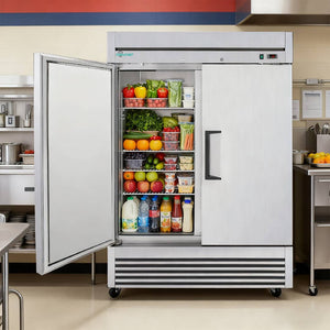 54" Commercial Stainless Steel Reach-In Freezer