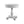 Round End Table - Gray