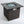 Outdoor Propane Gas Fire Pit Table With Lid With Glass Rocks And Rain Cover - Espresso