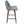 Toriano - Mid Century Modern Fixed Height Counter Stool & Square Footrest (Set of 2)
