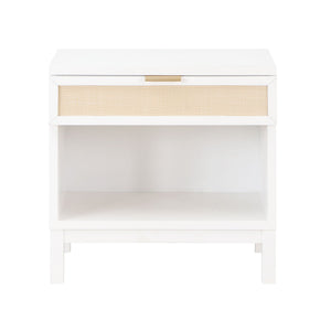 Blake - 1 Drawer Nightstand - White