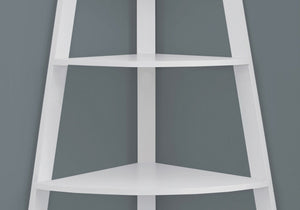 4-Tier Corner Bookshelf, Modern & Contemporary Style