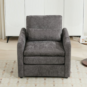 Cozy Upholstered Cushion Armchair For Living Room
